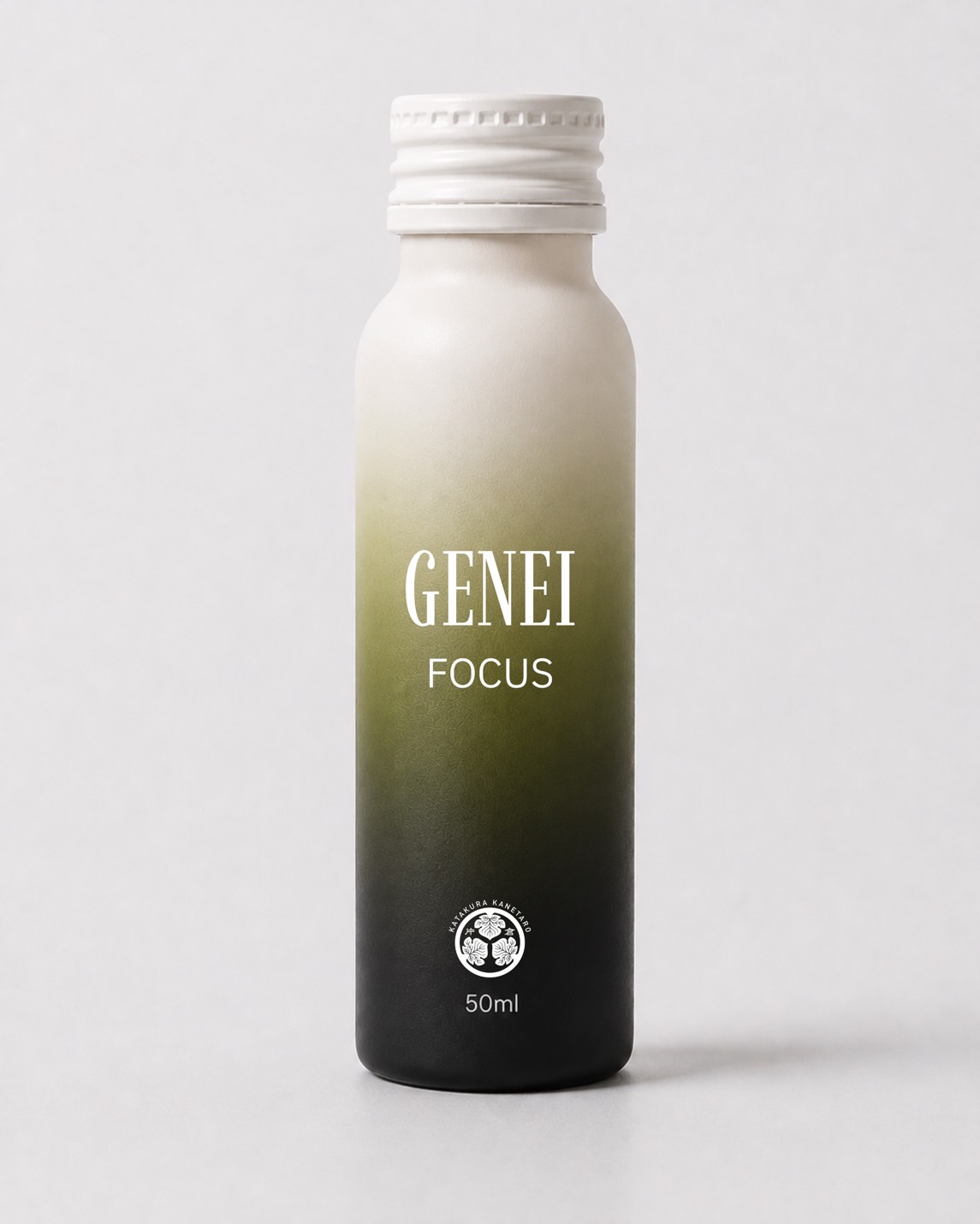 GENEI FOCUS ボトル(白から抹茶へのグラデーション)